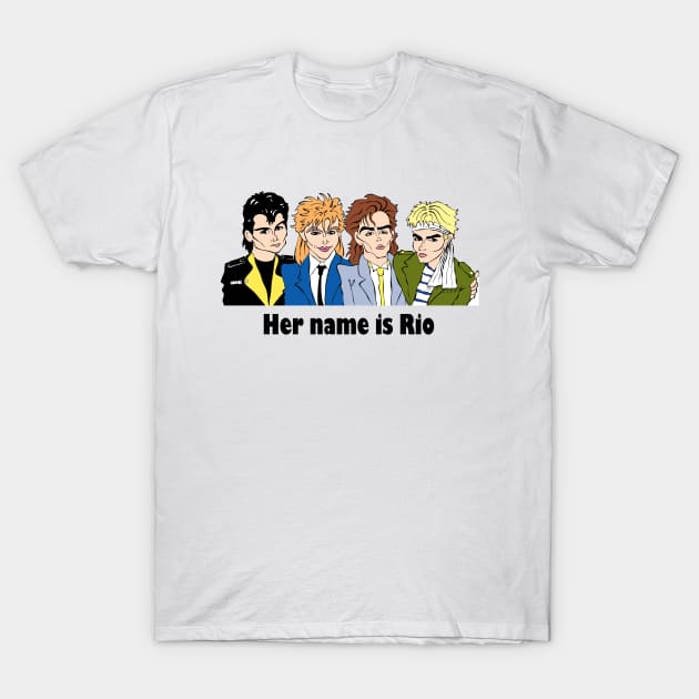 BRITISH POP GROUP!! T-Shirt by cartoonistguy